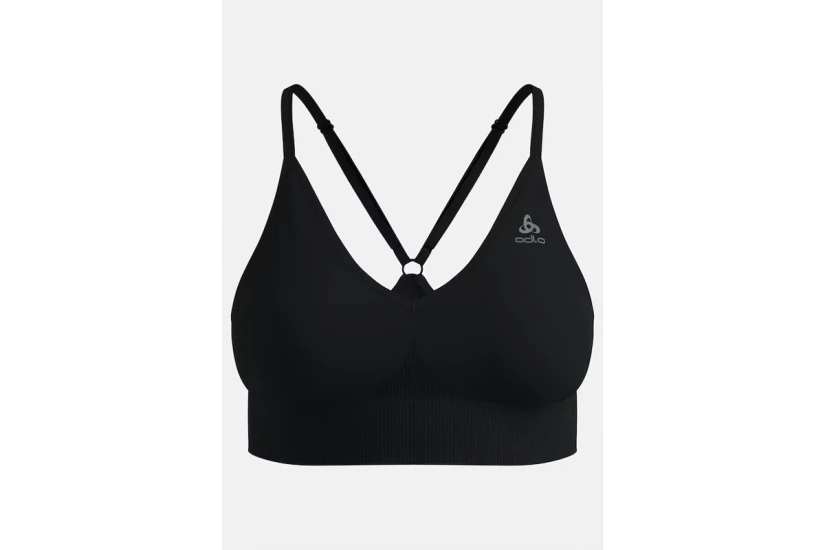 Odlo Seamless Low Padded Γυναικείο Μπουστάκι Μαύρο