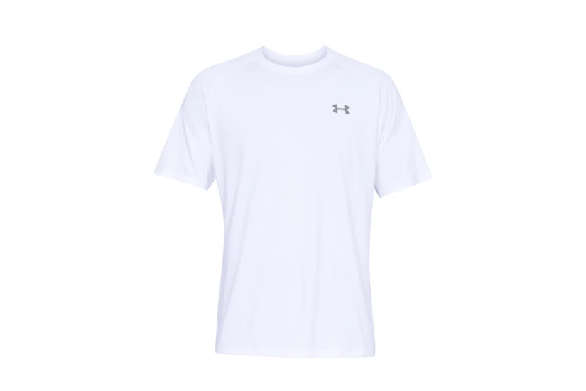 Under Armour Tech 2.0 Ανδρικό Κοντομάνικο T-Shirt Λευκό