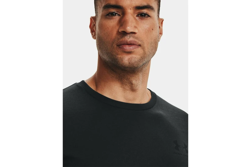 Under Armour Left Chest Logo Ανδρικό Κοντομάνικο T-Shirt Μαύρο