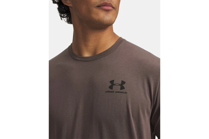 Under Armour Sportstyle Left Chest Logo Ανδρικό Κοντομάνικο T-Shirt Καφέ