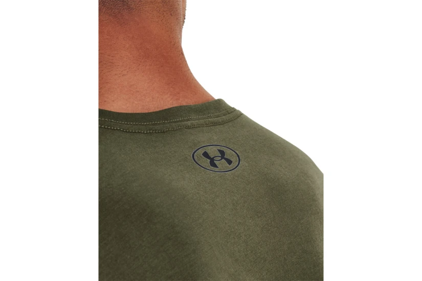 Under Armour Left Chest Logo Ανδρικό Κοντομάνικο T-Shirt Χακί
