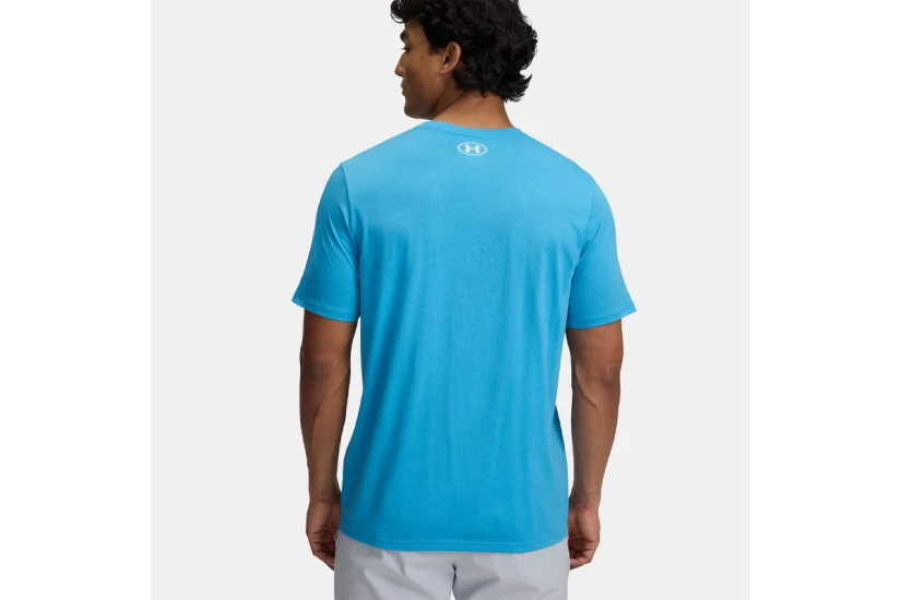 Under Armour Left Chest Logo Ανδρικό Κοντομάνικο T-Shirt Γαλάζιο