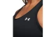 Under Armour HeatGear Armour Racer Γυναικείο Αμάνικο T-Shirt Μαύρο