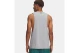 Under Armour Left Chest Cut - Off Ανδρική Αμάνικη Μπλούζα Γκρι