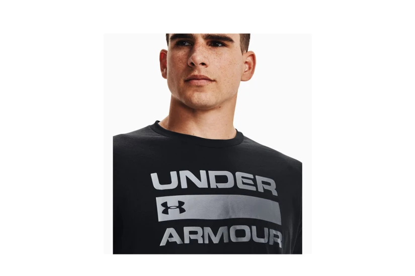 Under Armour Team Issue Wordmark Ανδρικό Κοντομάνικο T-Shirt Μαύρο, Γκρι