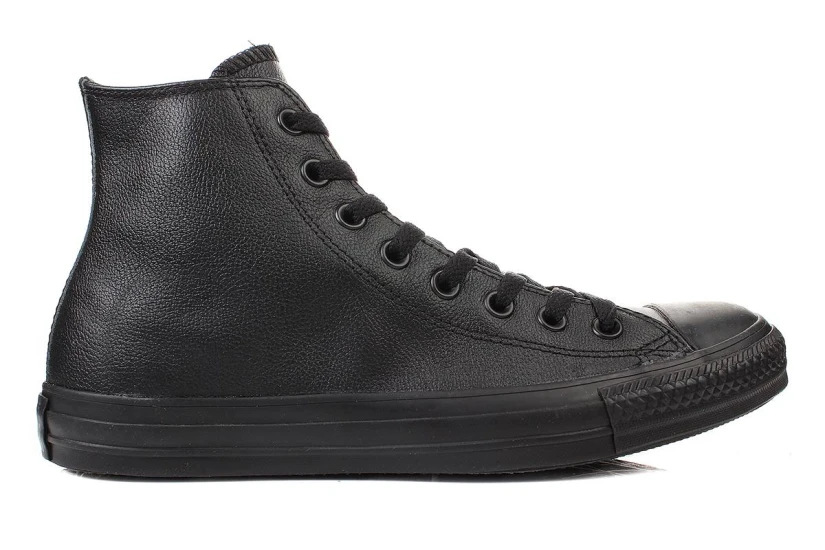 Converse Chuck Taylor All Star Leather Sneakers Μαύρα