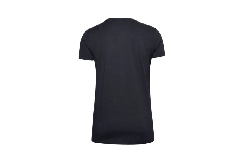 Under Armour Sportstyle Logo Γυναικείο Κοντομάνικο T-Shirt Μαύρο, Λευκό