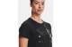 Under Armour Sportstyle Logo Γυναικείο Κοντομάνικο T-Shirt Μαύρο