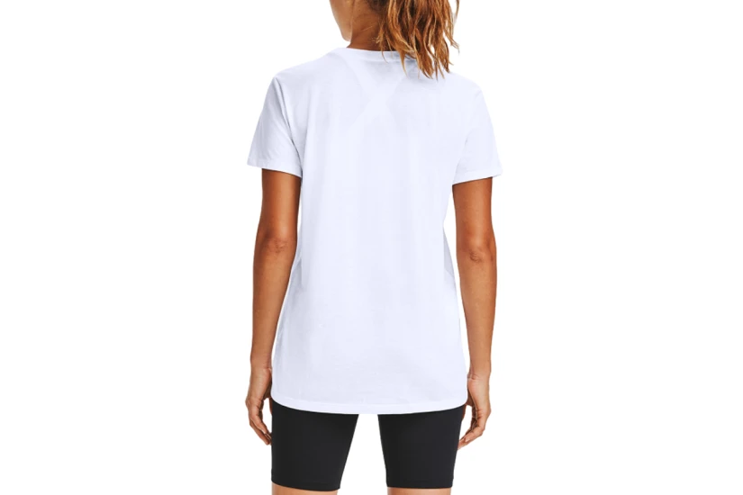 Under Armour Sportstyle Logo Κοντομάνικο T-Shirt Λευκό, Άκουα