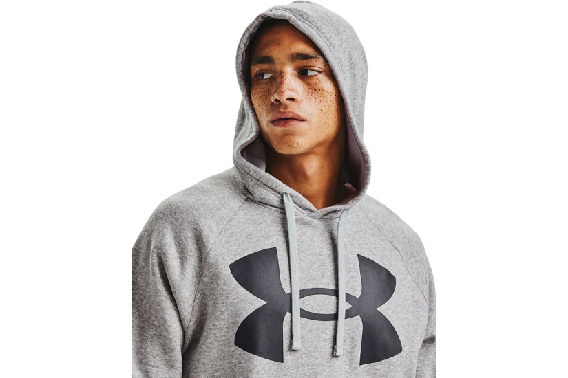 Under Armour Rival Fleece Big Logo Hoodie Ανδρικό Ανδρικό (1357093 011)