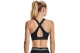 Under Armour Crossback Medium Γυναικείο Μπουστάκι Μαύρο