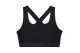 Under Armour Crossback Medium Γυναικείο Μπουστάκι Μαύρο