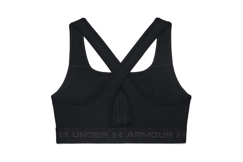 Under Armour Crossback Medium Γυναικείο Μπουστάκι Μαύρο