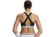 Under Armour Crossback Medium Γυναικείο Μπουστάκι Μαύρο, Λευκό