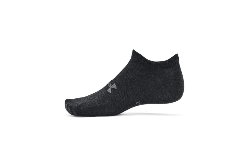 Under Armour Essential Κάλτσες Μέχρι τον Αστράγαλο Μαύρες 3 Τεμάχια