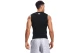 Under Armour Heatgear Ανδρική Αμάνικη Μπλούζα Μαύρη