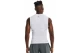 Under Armour Heatgear Ανδρική Αμάνικη Μπλούζα Λευκή