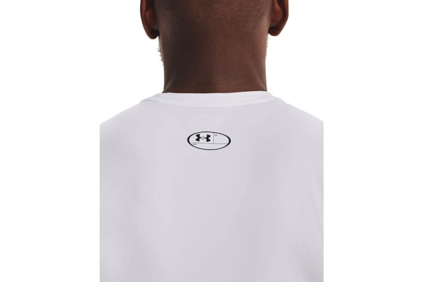 Under Armour Heatgear Ανδρική Αμάνικη Μπλούζα Λευκή