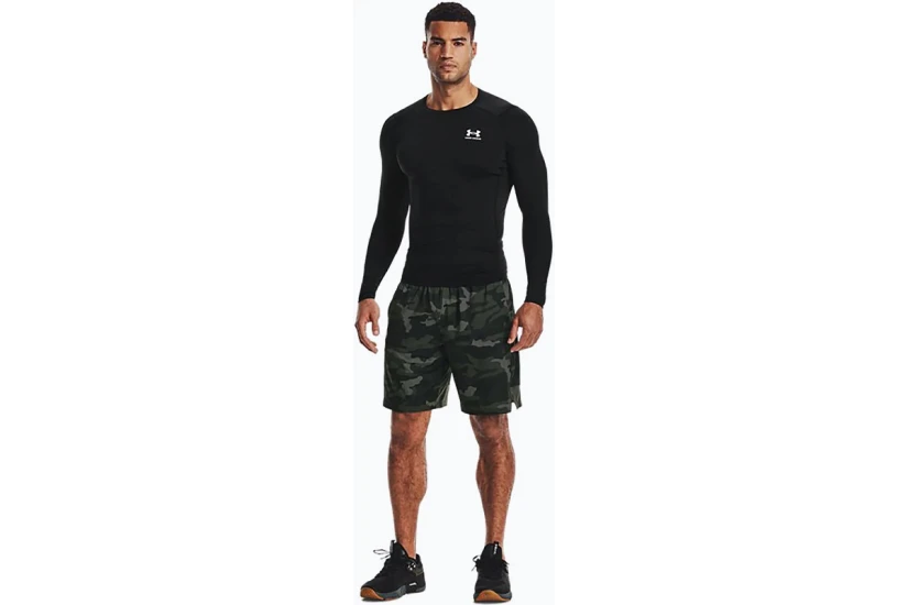 Under Armour HeatGear Ανδρική Μακρυμάνικη Ισοθερμική Μπλούζα Μαύρη