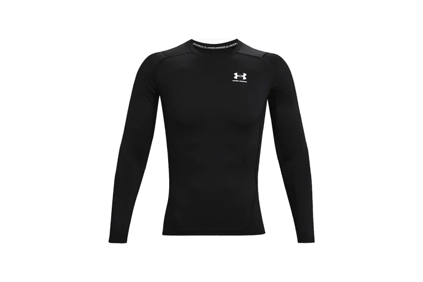 Under Armour HeatGear Ανδρική Μακρυμάνικη Ισοθερμική Μπλούζα Μαύρη
