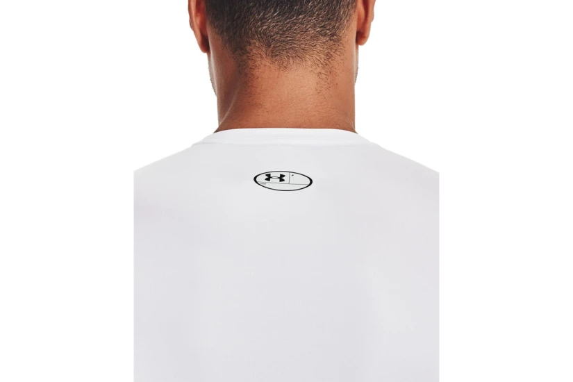 Under Armour HeatGear Ανδρική Μακρυμάνικη Ισοθερμική Μπλούζα Λευκή