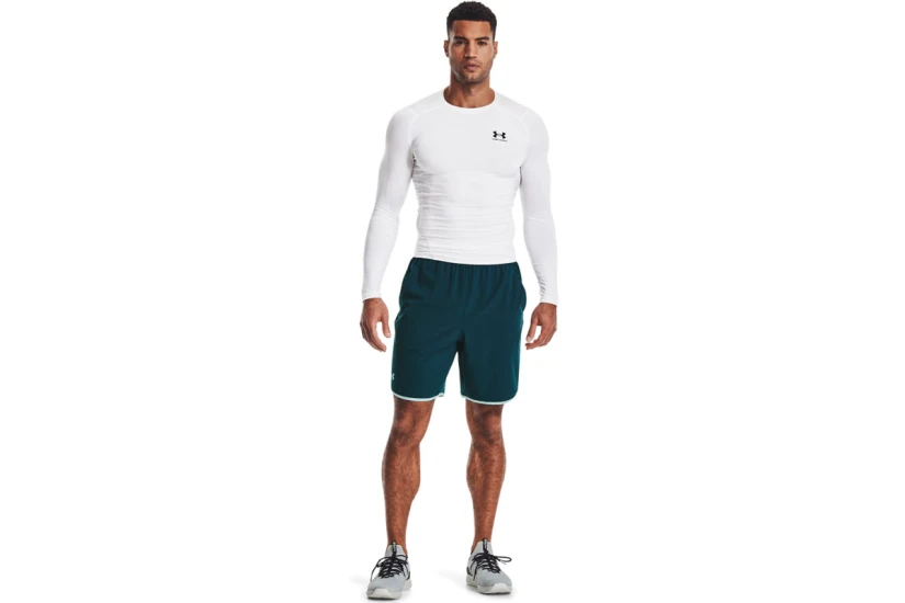 Under Armour HeatGear Ανδρική Μακρυμάνικη Ισοθερμική Μπλούζα Λευκή