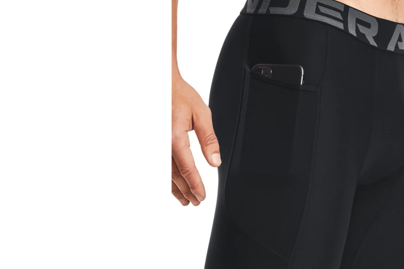 Under Armour Heatgear Ανδρικό Κοντό Κολάν Μαύρο