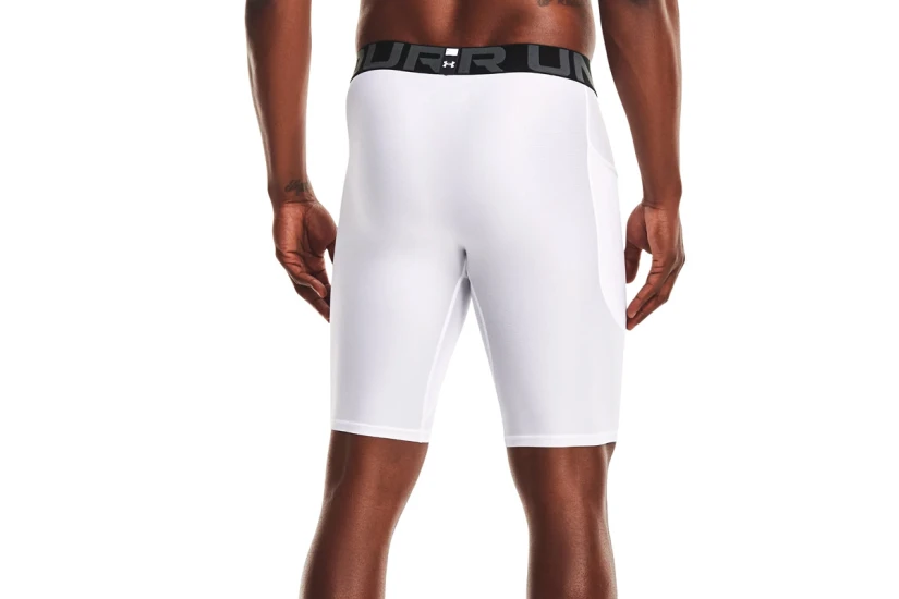 Under Armour Heatgear Ανδρικό Κοντό Κολάν Λευκό