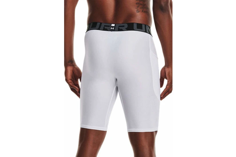 Under Armour Heatgear Ανδρικό Κοντό Κολάν Λευκό