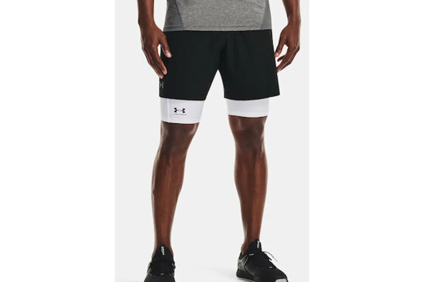 Under Armour Heatgear Ανδρικό Κοντό Κολάν Λευκό
