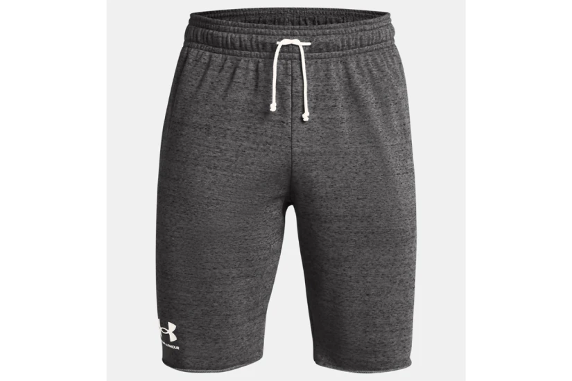 Under Armour Rival Terry Ανδρική Αθλητική Βερμούδα Ανθρακί