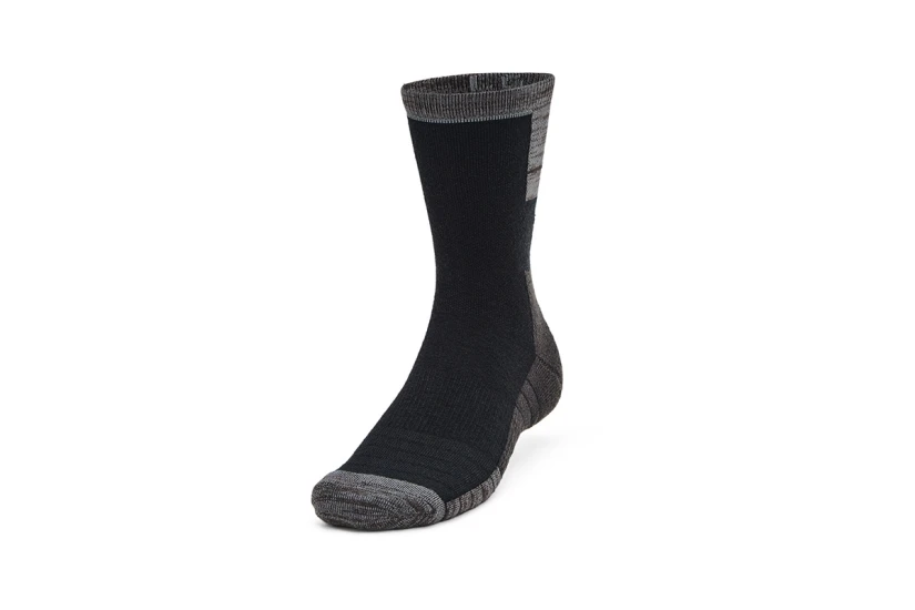 Under Armour Cold Weather Wool Kάλτσες Μέχρι τη Γάμπα Μαύρες 2 Τεμάχια