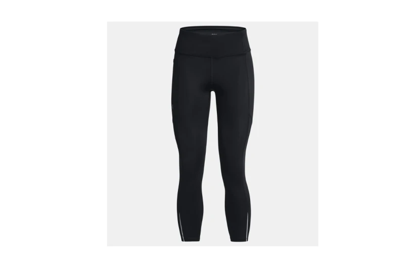 Under Armour Launch Ankle Γυναικείο Κολάν 7/8 Μαύρο, Ασημί