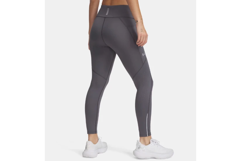 Under Armour Launch Ankle Γυναικείο Κολάν 7/8 Γκρι, Ασημί