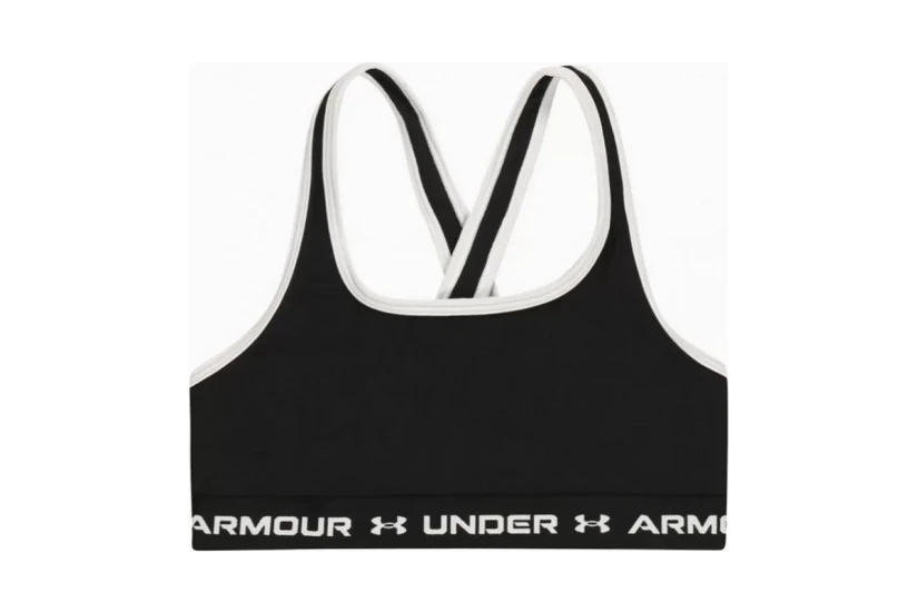 Under Armour Crossback Mid Solid Μπουστάκι Μαύρο