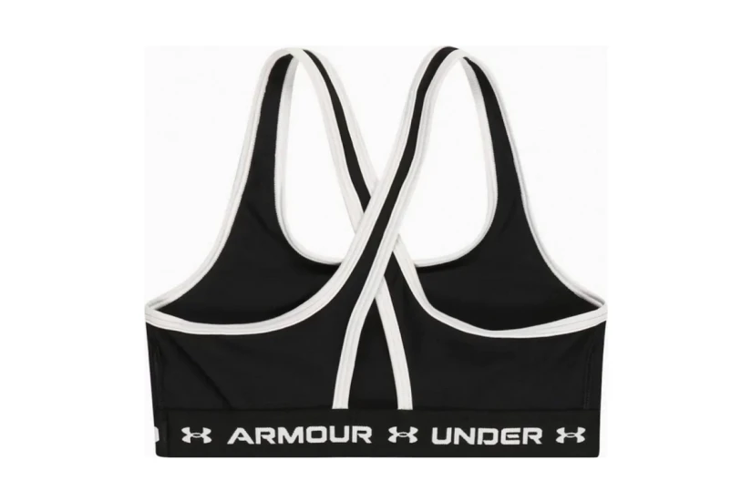 Under Armour Crossback Mid Solid Μπουστάκι Μαύρο