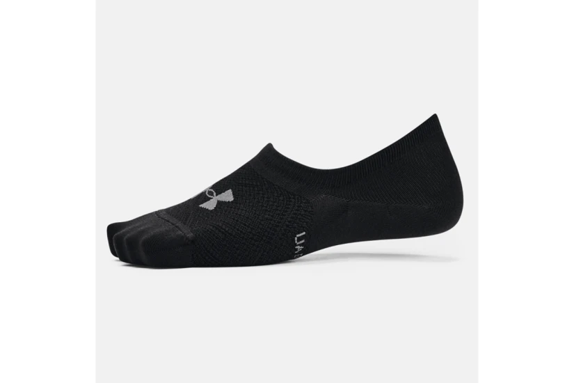Under Armour Breathe Lite Ultra Κάλτσες Μέχρι τον Αστράγαλο Μαύρες 3 Τεμάχια