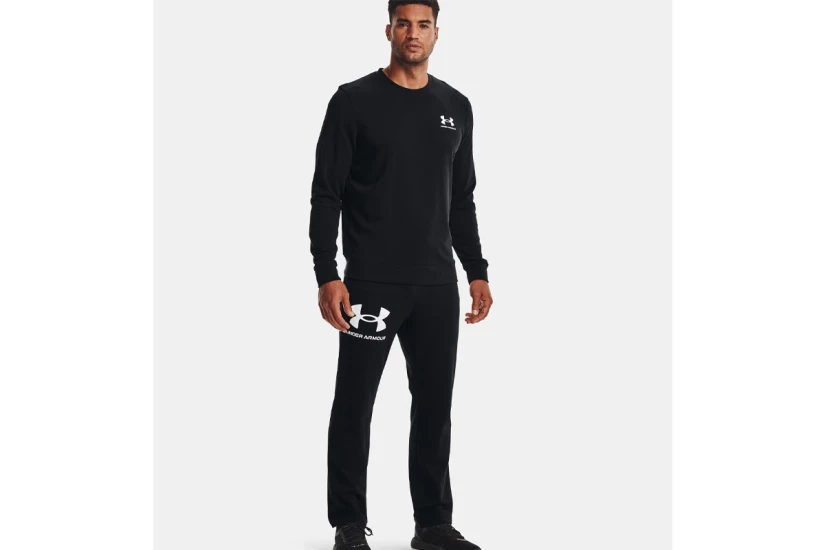 Under Armour Rival Terry Lc Crew Μπλούζα Με Λαιμόκοψη Ανδρική (1370404 001)