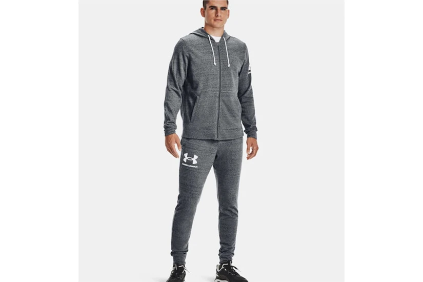 Under Armour Rival Terry Lc Fz Ζακέτα Με Κουκούλα Ανδρική (1370409 012)