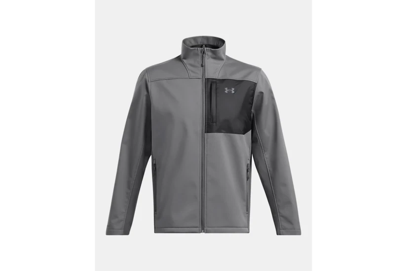 Under Armour Shield Ανδρικό Μπουφάν Softshell Γκρι, Μαύρο