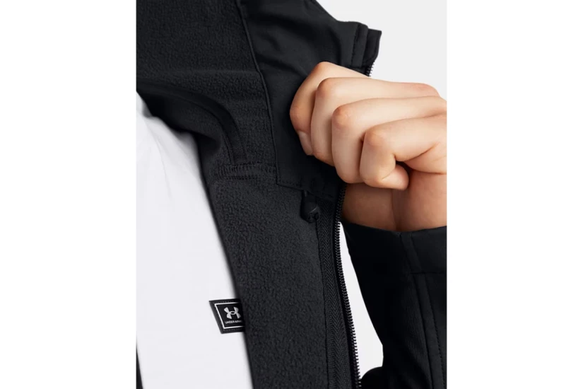 Under Armour Shield Ανδρικό Μπουφάν με Κουκούλα Softshell Μαύρο
