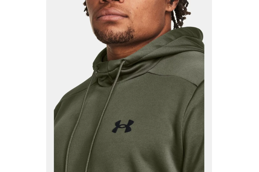 Under Armour Fleece Ανδρικό Φούτερ με Κουκούλα Χακί