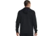 Under Armour Fleece Ανδρική Πολυεστερική Ζακέτα με Κουκούλα Μαύρη