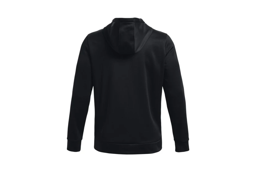Under Armour Fleece Ανδρική Πολυεστερική Ζακέτα με Κουκούλα Μαύρη