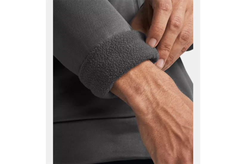 Under Armour Fleece Ανδρική Πολυεστερική Ζακέτα με Κουκούλα Γκρι