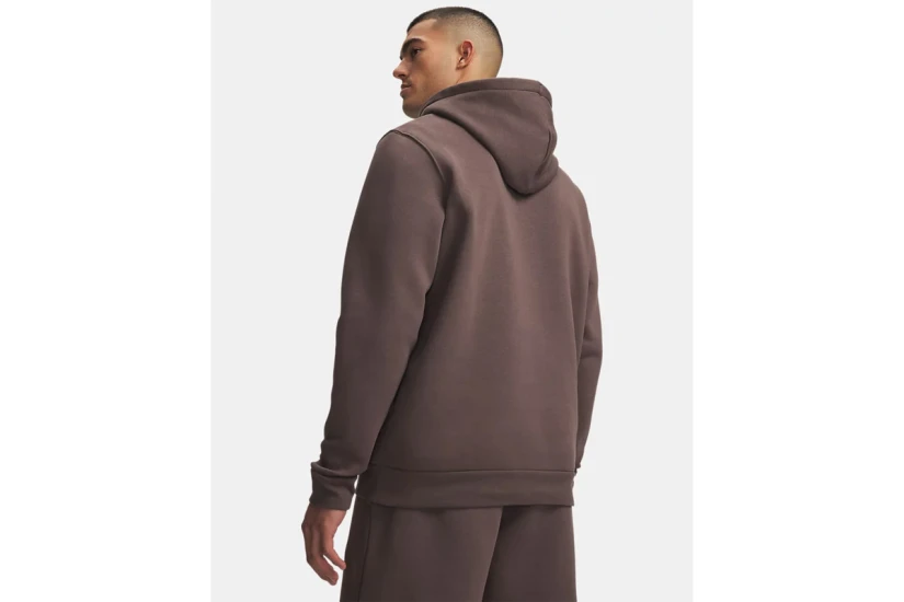 Under Armour Icon Fleece Ανδρικό Φούτερ με Κουκούλα Καφέ