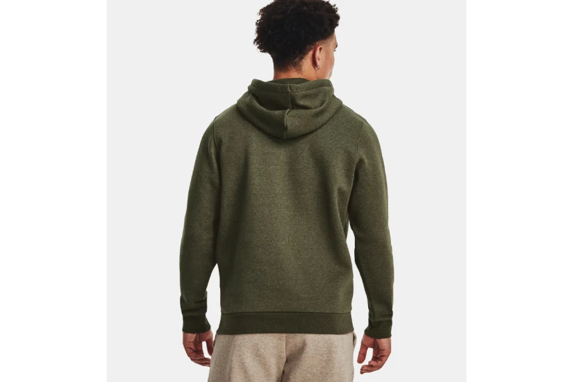 Under Armour Icon Fleece Ανδρικό Φούτερ με Κουκούλα Χακί