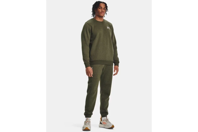 Under Armour Icon Fleece Ανδρικό Παντελόνι Φόρμας Χακί