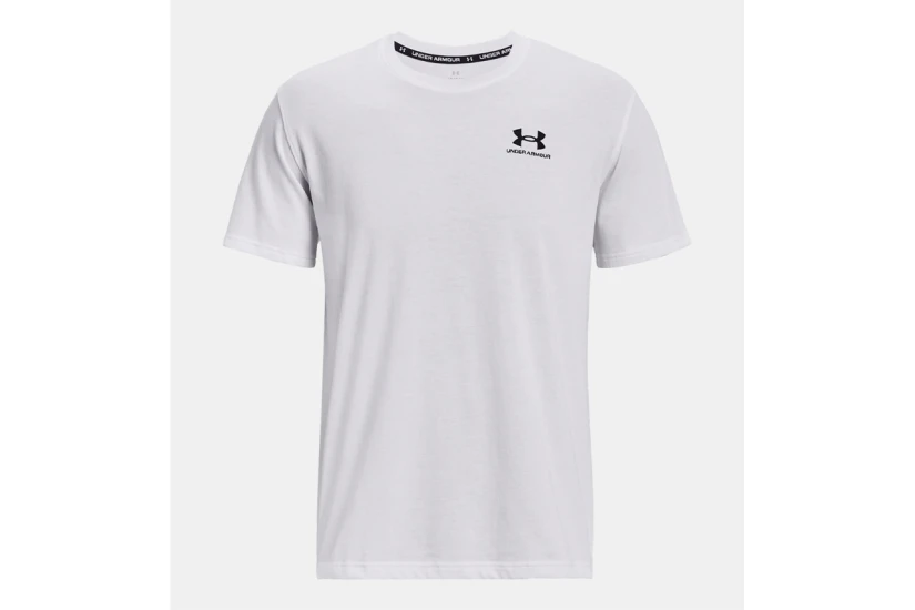 Under Armour Logo Embroidered Heavyweight Κοντομάνικο T-Shirt Λευκό