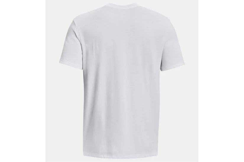 Under Armour Logo Embroidered Heavyweight Κοντομάνικο T-Shirt Λευκό